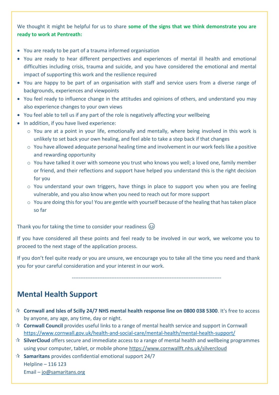 Trauma Informed Readiness sheet 02